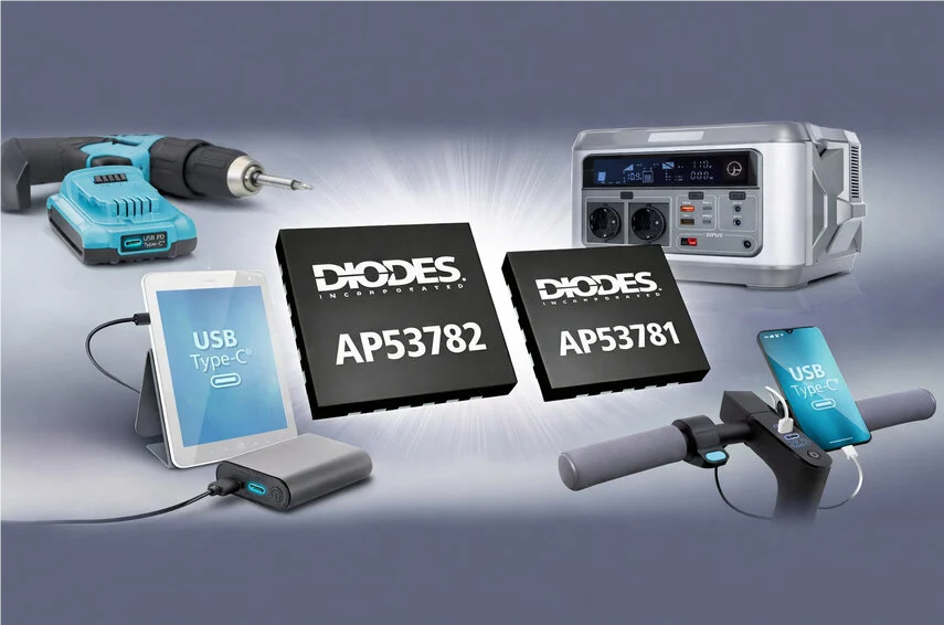 Diodes rolls out USB-C PD3.1 dual-role controllers for high-power devices