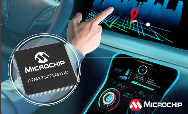 Microchip expands maXTouch M1 controllers for automotive displays up to 42 inches