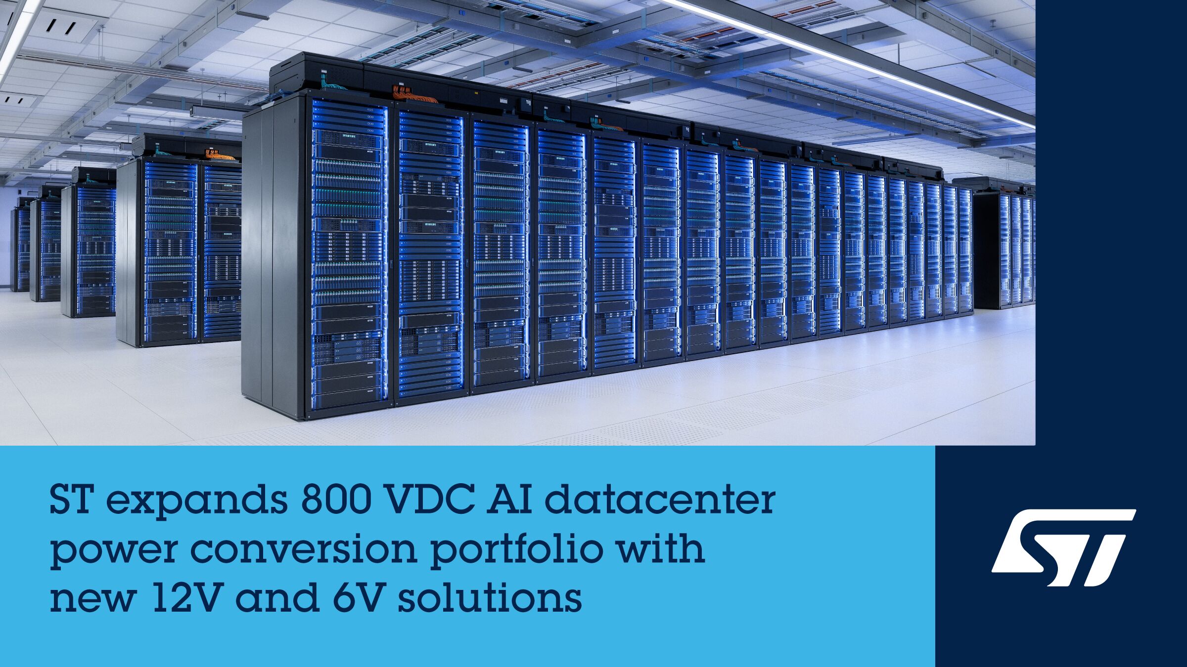 ST launches 800V power conversion for AI servers
