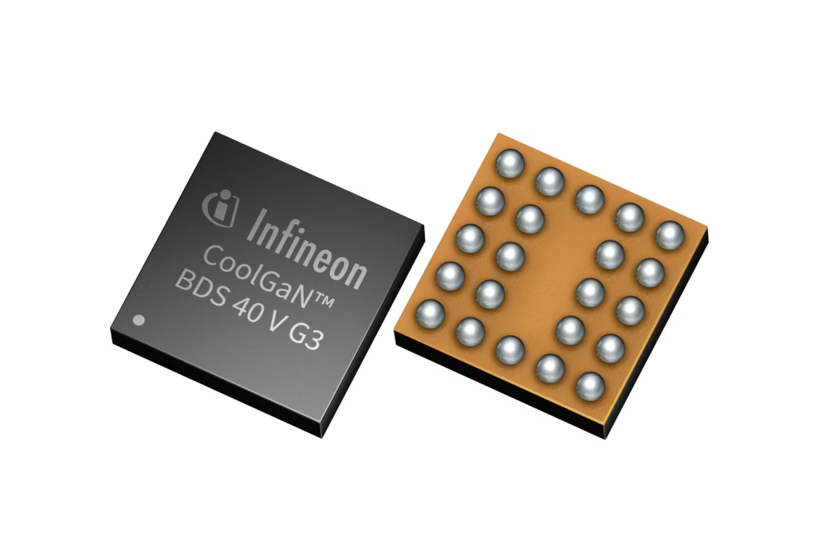 Infineon expands CoolGaN BDS portfolio with compact 40 V bidirectional GaN switches