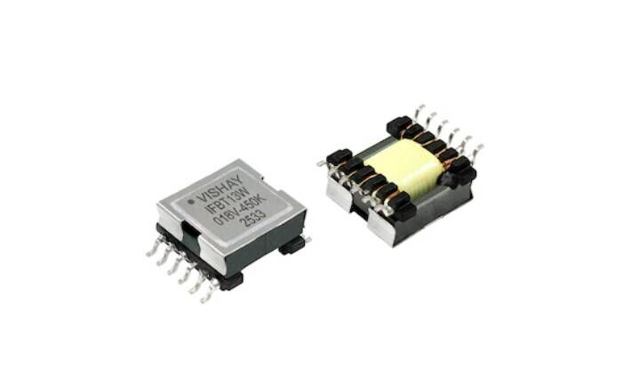 Vishay Launches 17-Device IFBT Flyback Transformer Series for 26 V to 72 V Input and Up to 30 W Designs
