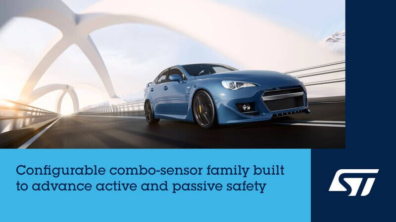 ST Launches Four Automotive Safety Sensors With SafeSPI and Integrated Diagnostics